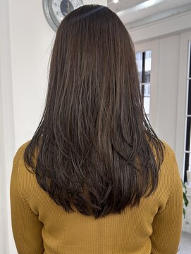 グリーン 高田馬場(green) 【SANA】ロングレイヤー×マロンカラー