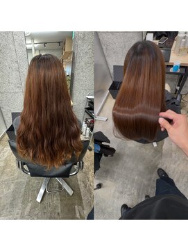  #髪質改善#縮毛矯正#美髪矯正#レイヤーカット#白髪ぼかし