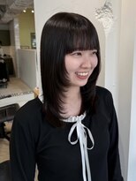 ラヴィズム(LUVISM) 顔周りレイヤー/ダブルカラー/髪質改善/ケアブリーチ万代新潟駅