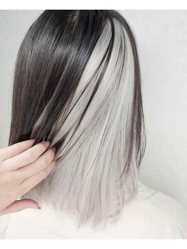 美容室 ハルミ ヘア リゾート 川口店(Harumi Hair Resort) 前髪/アンブレラカラー/こなれミディ/イメチェン/ウェーブパーマ