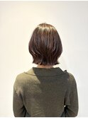 透け感ショコラのくびれミニボブ
