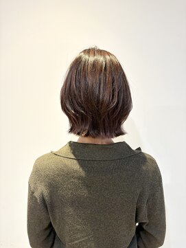 ケークリエイティブコード(K creative COrDE) 透け感ショコラのくびれミニボブ