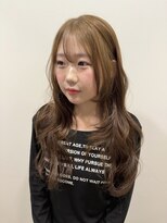 シータ 大山(THETA)&nbsp;レイヤーカット/ロングヘア/ベージュカラー