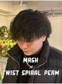 マッシュウルフ×ツイストスパイラルパーマ