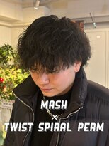 ルイ 京都烏丸店(Loui)&nbsp;マッシュウルフ×ツイストスパイラルパーマ