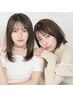 【韓国風ラテカラー】カプチーノカラー+カット+ケラフェクトtr  ￥15,000～