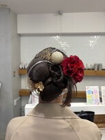 オアシスアヴェダ(OASIS AVEDA)&nbsp;リボンアレンジ / 成人式前撮りヘア