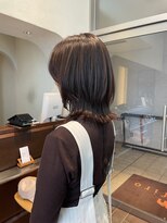 エルサフィロ ヨドヤバシ(el zafiro yodoyabashi) ミディアムボブ レイヤースタイル