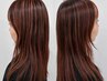 【ハイライト】 カット+カラー+ハイライト+Tr ¥16830
