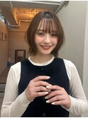 レイヤーカット/ボブ/レイヤーボブ/ブラウンカラー2