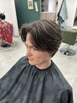 ザスーツブラザーズ(THE SUITS BROTHERS) MEN'SHAIRセンターパート×ナチュラルミディ