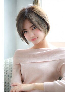 リンダバイネオリーブ 白楽店(Linda by neolive) 大人可愛いショートボブ　前下がり