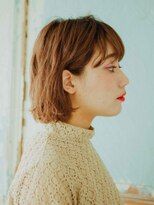 ヘアークラブ(HAIR CLUB) オレンジベージュボブ