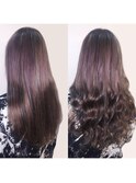 purple★ツヤ感ロング#エクステ#栃木#グラデーションカラー