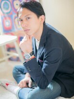 ブルー(BLUE)&nbsp;*CUORE水戸*アップバング＆セミウェットのサイドパートショートb