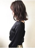 大人かわいいハイライトグレージュ