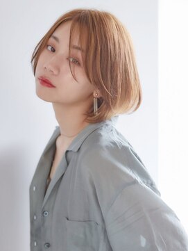 フォンズ(FONS) 大人 小顔 ボブ/ベージュカラー/くすみカラー/女子ウケ/女子力