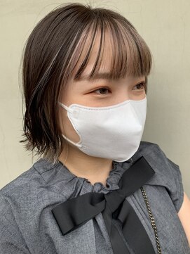 ヘアー アイス ルーチェ(HAIR ICI LUCE) フレーミング　ポイントカラー　ホワイトベージュ　担当今枝