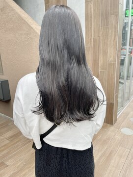 サク(Sac.) グレージュカラー×ブルーグレージュSac.恵比寿　栃木優佑