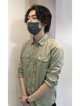 スモールバンブー small-bamboo ヘアーサロン センターパート × パーマ