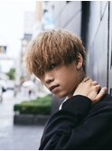 王道マッシュ×緩めツイストスパイラル 波巻きスパイラルパーマ