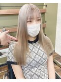 #ガルボ#ハイトーン#ブリーチ#髪カリスマ#ホワイトベージュ
