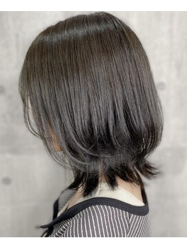 アンラヴェスト(AN LOVEST mashup hs) 暗髪グレージュ外はね