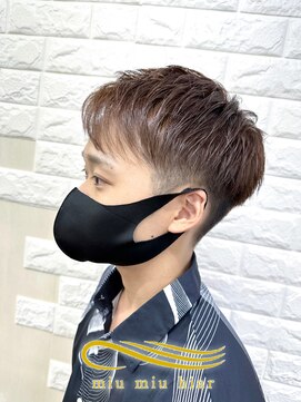 ミウミウヘア(miu miu hair) 束感刈り上げツーブロック☆