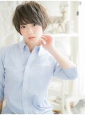 斜めバングダークグレージュウルフマッシュc5上尾20代30代40代
