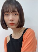 20代30代40代丸みショートボブマッシュ前下がりレイヤー