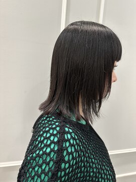 ネオリーブギンザ 銀座店(Neolive GINZA) (銀座) 顔まわりレイヤー　切りっぱなしボブ
