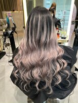 ガルボ ヘアー(garbo hair) ハイトーンバレイヤージュプルエクステ10代20代