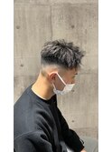 フェードスタイル × ホワイトメッシュ