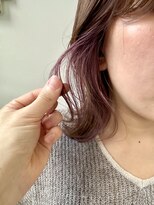 ユニル(unir)&nbsp;【unir】イヤリングカラー/インナーパープル★