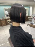 あごラインストレートボブ