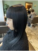 Blue　black【ブルーブラック】ぱっつん前髪