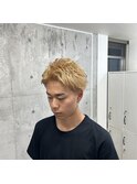 ハイトーンスパイキーショート#横浜#メンズ