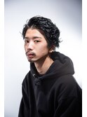 ルーズバックパーマ<池袋> <理容室> <ニュアンスパーマ>