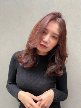 ニューライン 豪徳寺 山下(New-Line) 20代30代ミディアム ピンクブラウン