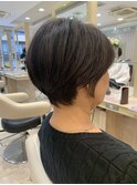 40代50代60代白髪ハンサムショートボブ大人美人くびれ髪質改善