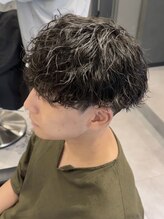 波巻きパーマ×韓国マッシュでスタイリング自由自在！[栄/矢場町/理容室/ウルフ/ニュアンスパーマ/韓国]