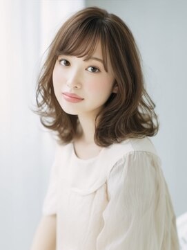 アルトリスト(Altruist Aging×HAIR&SPA) ★ダークアッシュ大人ガーリーボブ着物ミディアムレイヤーカット