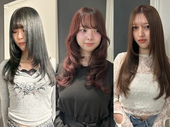 ソワンドゥブレスシエン 堀江店(soin de brace CIEN)の写真/髪質改善×デザイン力で魅せる、上質な自分へ。計算されたニュアンスで小顔見せ◎女性らしさもプラス！