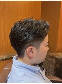 銀座　理容室　ナチュラルパーマ　アイロンパーマ
