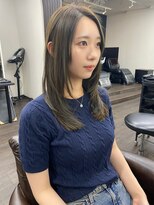 ヘアーサロン アウラ(hair salon aura)&nbsp;【aura】レイヤースタイル/ストレート/オリーブグレージュ