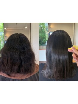 《エイジング毛対応！藤枝の大人女性に人気の自然派ストレート》