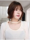 20代/タッセルボブ/レイヤーボブ/ハッシュボブ/透明感カラー