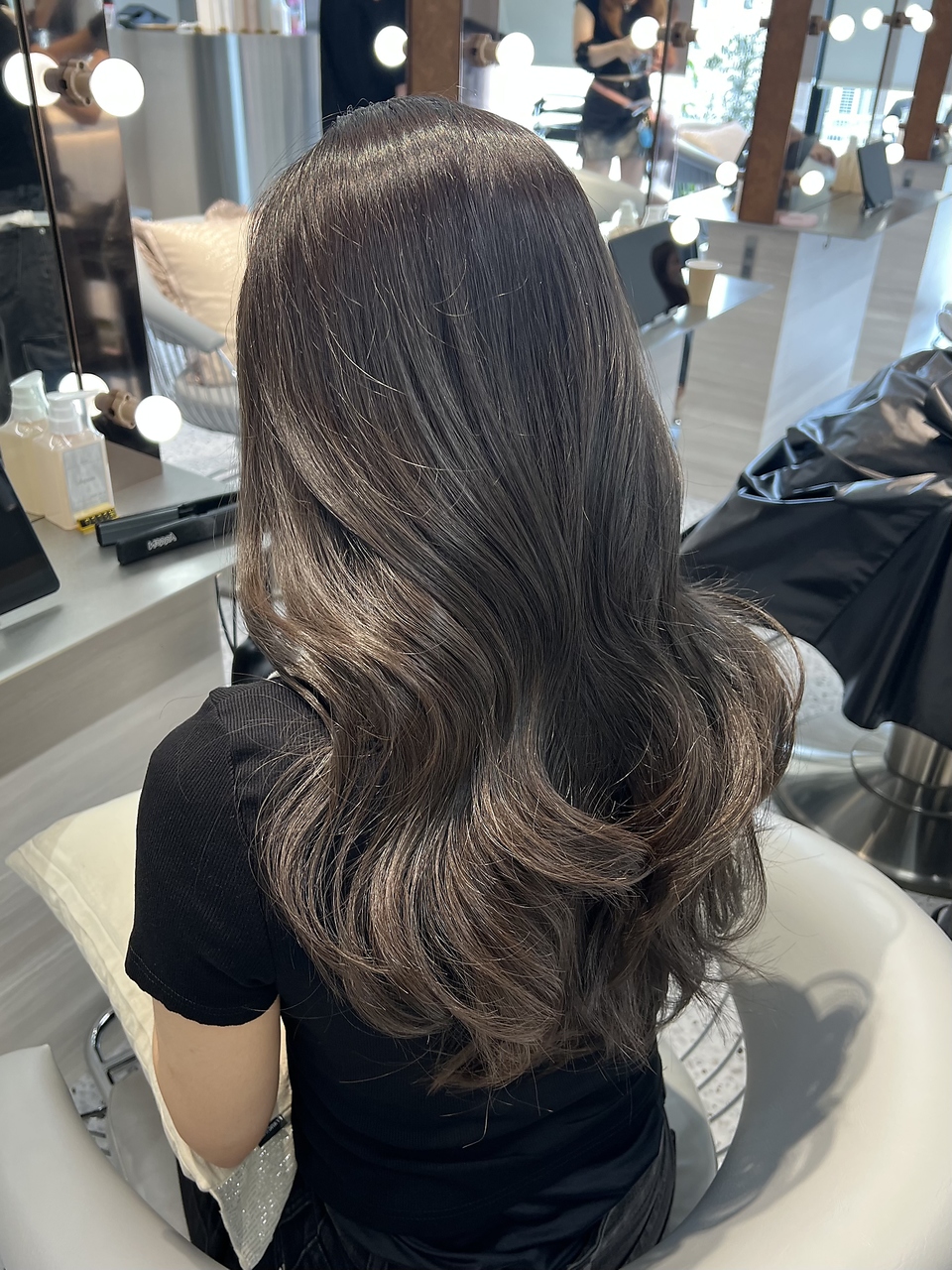 ロール 博多(Role) グレージュ/ブリーチなし/透明感カラー/暗髪