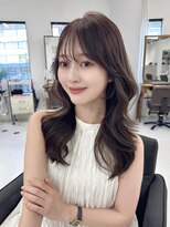 ハピネス 梅田茶屋町店(HAPPINESS) 韓国ヘア/レイヤーカット/髪質改善/顔周りカット/ベージュ