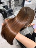 【髪質改善】思わず振り返る圧倒的艶髪/縮毛矯正